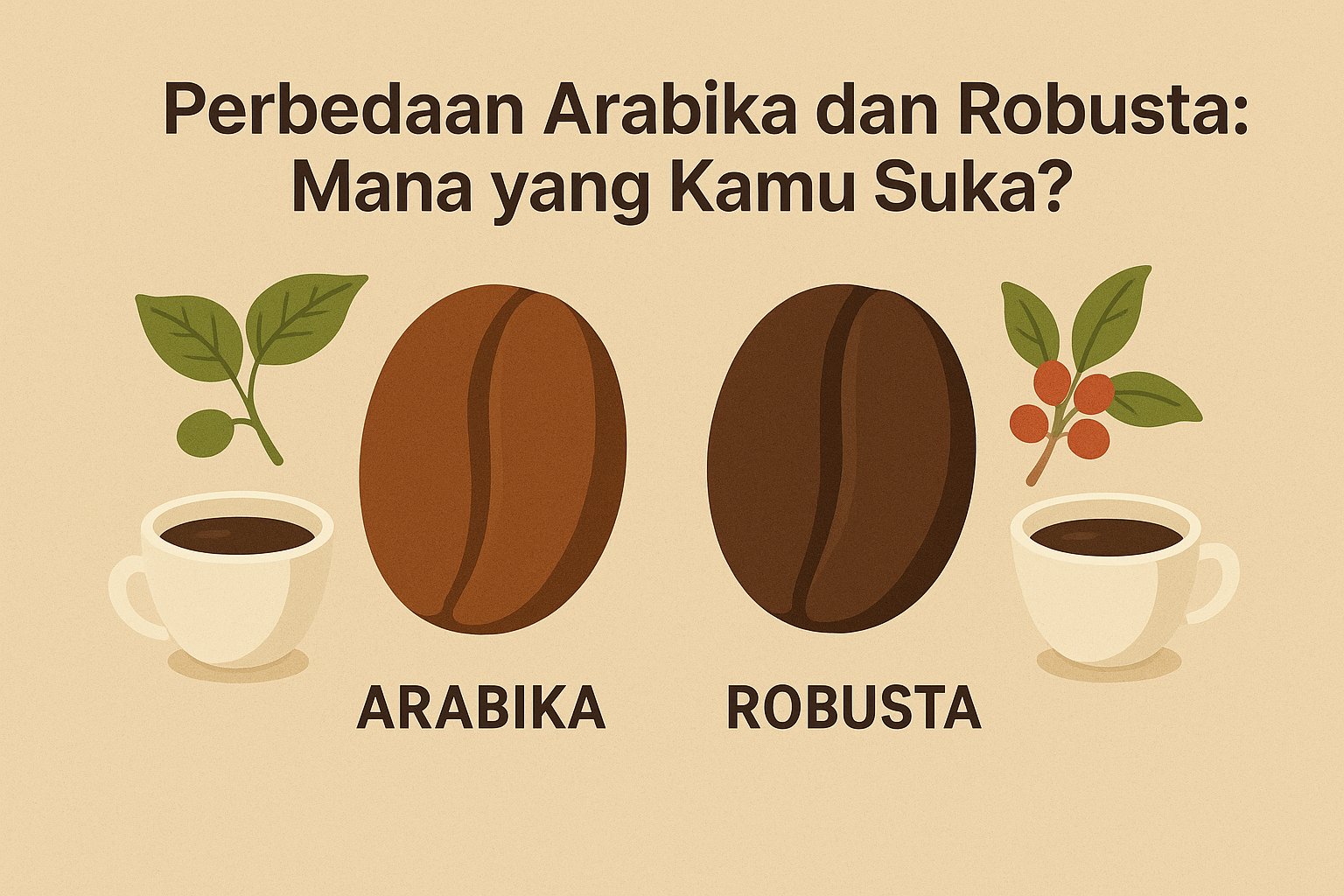 Perbedaan Arabika dan Robusta: Mana yang Kamu Suka?
